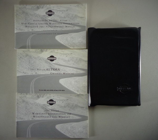 Wallet + Owner´s Manual / Handbook Nissan Altima Type L 30 from 07/2000