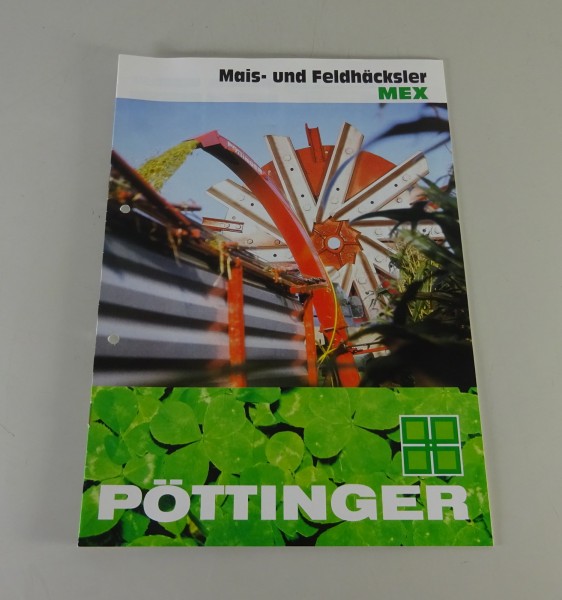 Prospekt / Broschüre Pöttinger Mais- & Feldhäcksler MEX Stand 03/1995