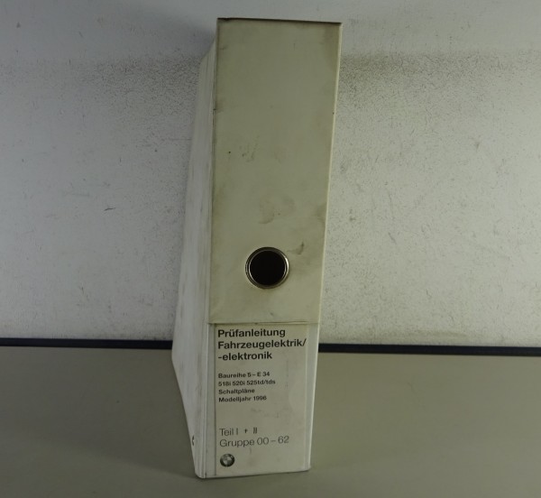 Werkstatthandbuch Elektrik / Schaltpläne BMW 5er E34 Modelljahr 1995/1996