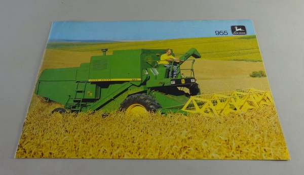 Prospekt / Broschüre John Deere - Mähdrescher 955 Stand 04/1978