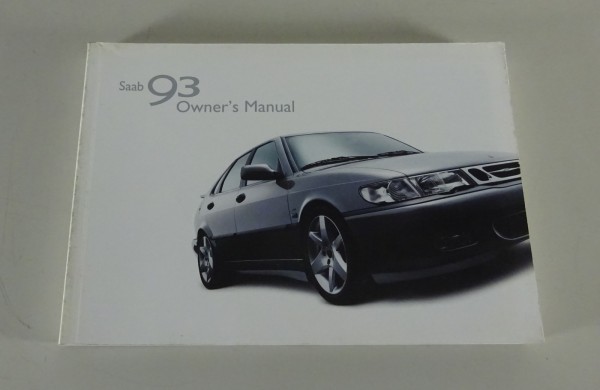 Owner's Manual / Handbook Saab 9-3 incl. Convertible M2002 from 2001