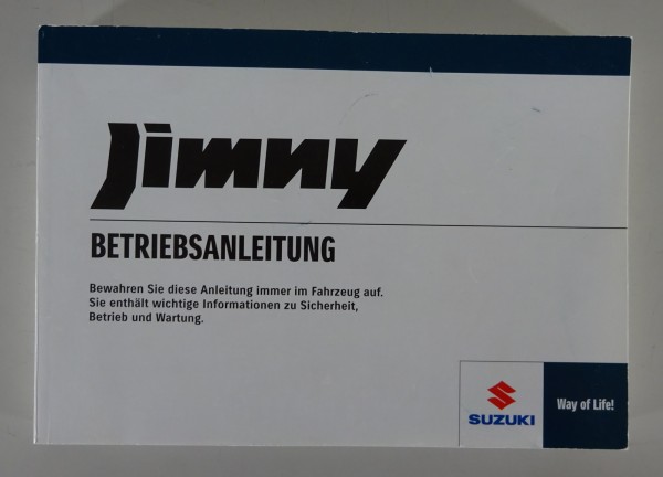 Betriebsanleitung / Handbuch Suzuki Jimny Typ GJ / 2. Generation Stand 08/2018