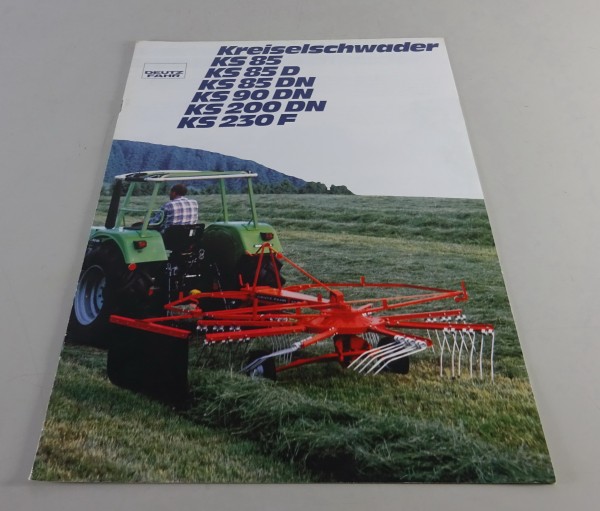 Prospekt / Broschüre Deutz-Fahr Kreiselschwader KS 85 - 230 F Stand 01/1980