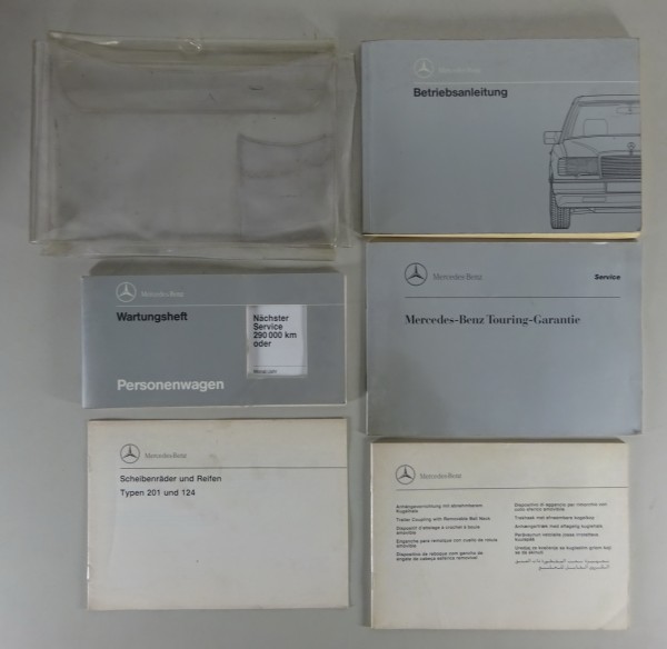 Bordmappe + Betriebsanleitung Mercedes Benz W124 Diesel / Turbodiesel von 4/1990