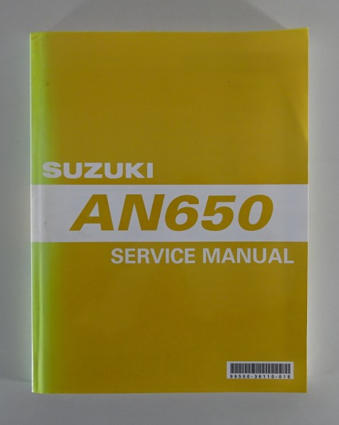 Werkstatthandbuch / Workshop Manual Suzuki AN 650 Burgman Roller Stand 07/2002