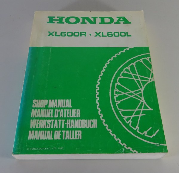 Werkstatthandbuch / Workshop Manual Honda CB 650 / CB 650 C Stand 1980