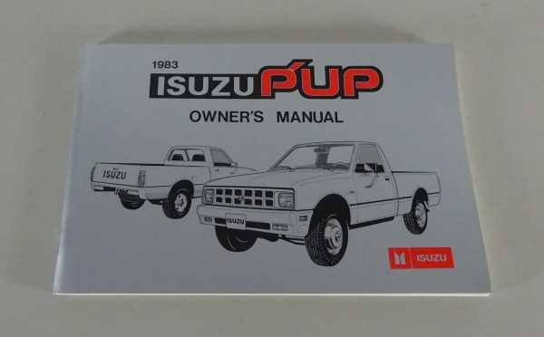 Owner's Manual / Handbook Isuzu Pick Up Faster (KB) from 1983