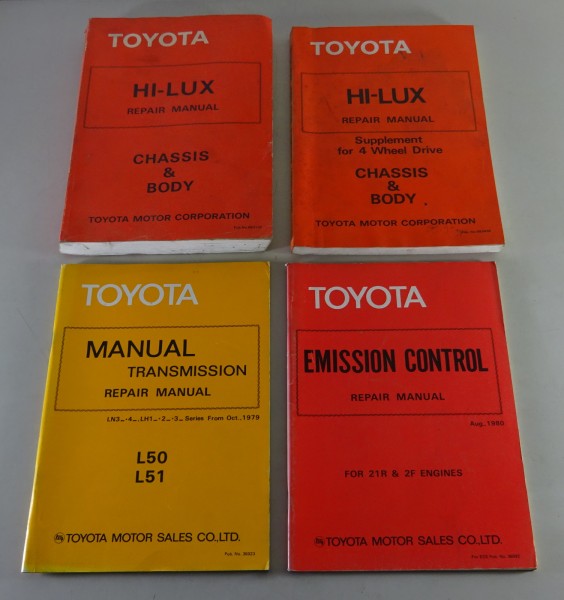 Workshop Manual / Repair Manual Toyota Hi-Lux Series RN 30 / RN 40 from 1981