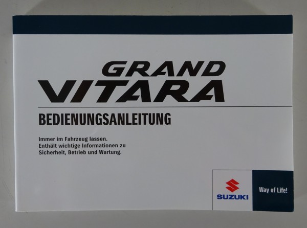 Betriebsanleitung / Handbuch Suzuki Grand Vitara Typ JT / 2. Gen. Stand 06/2008