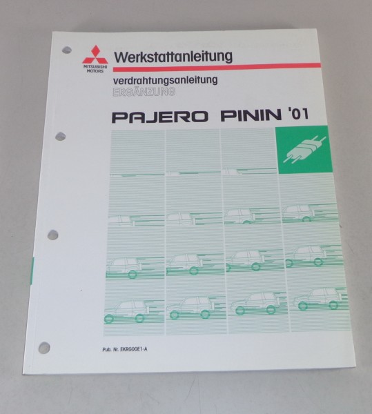 Werkstatthandbuch Nachtrag Elektrik Schaltpläne Mitsubishi Pajero Pinin von 2001