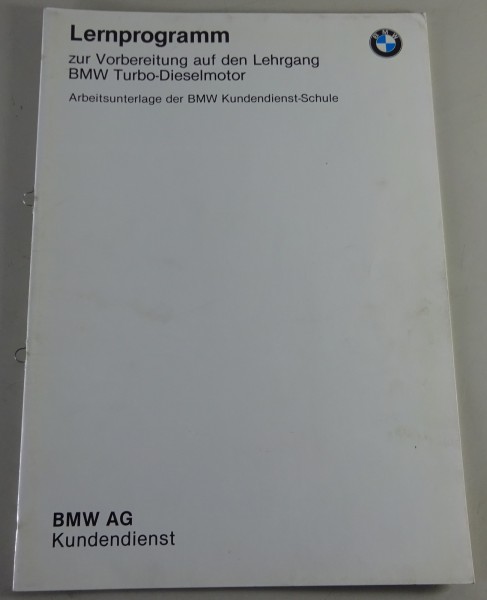 Schulungsunterlage / Kundendiest BMW 5er E28 525e / 525eta Stand 1983