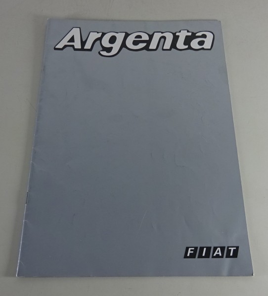 Prospekt / Broschüre Fiat Argenta 2000 Stand 09/1981