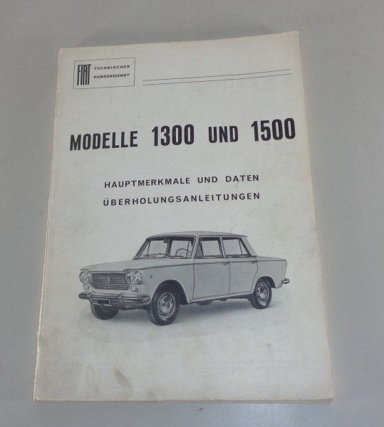 Werkstatthandbuch Fiat 1300 / 1500 von 10/1961