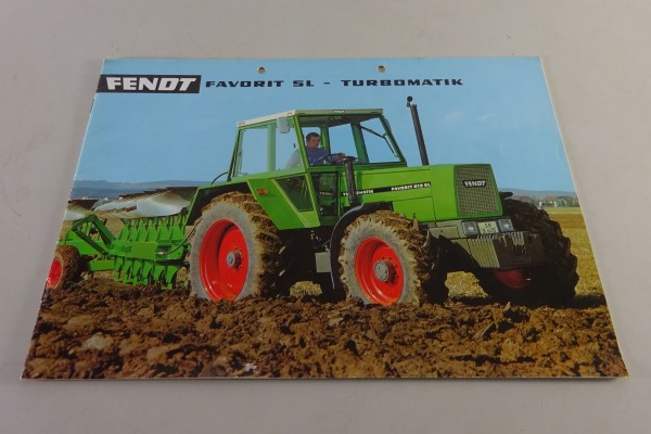 Prospekt / Broschüre Fendt Fendt Favorit SL - Turbomatik Stand 12/1976