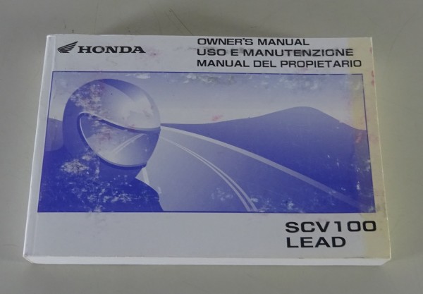 Manual de explicaciones / Owner´s Manual Roller Honda SCV 100 Lead Stand 2003