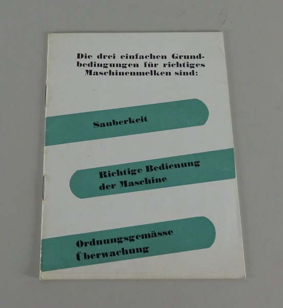 Prospekt / Broschüre ELMA Melkmaschinen