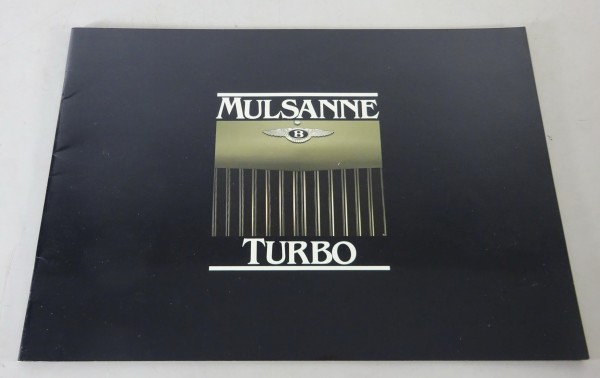 Prospekt / Brochure Bentley Mulsanne Turbo 6,8l Stand 1982988 #1