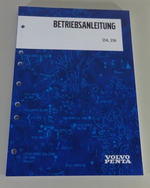 Betriebsanleitung Volvo Penta Motoren D4 / D6 Stand 06/2013