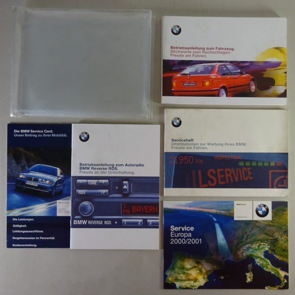 Bordmappe + Betriebsanleitung BMW 3er E36 Compact 316i/318ti/323ti/318tds 1/1999