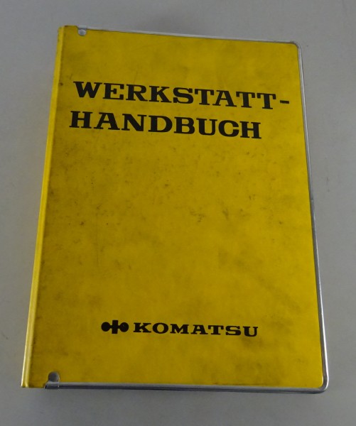 Werkstatthandbuch / Reparaturhandbuch Komatsu Dieselmotor 6D105 Serie Stand 1984