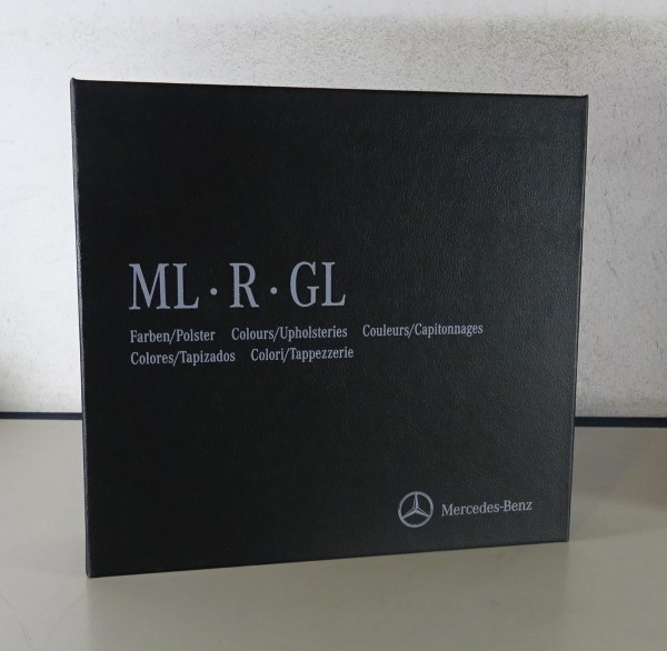 Polstermappe Musterkollektion Mercedes-Benz ML / M-Klasse W166 Stand 2011 - 2013