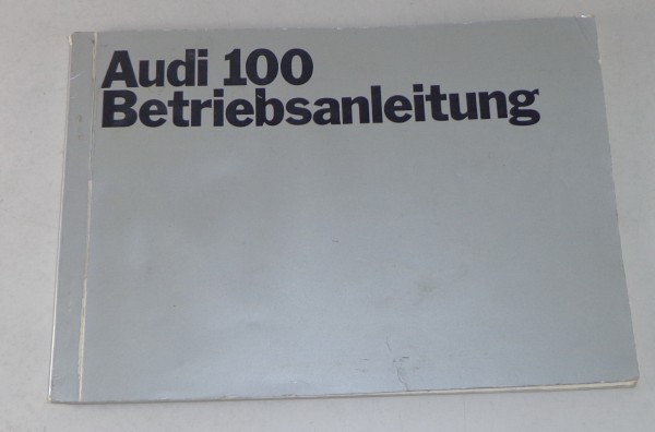 Betriebsanleitung Audi 100 C1 Typ F104 Stand 11/1968