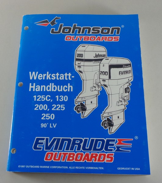 Werkstatthandbuch Johnson / Evinrude Bootsmotor 125 130 200 225 PS von 1997