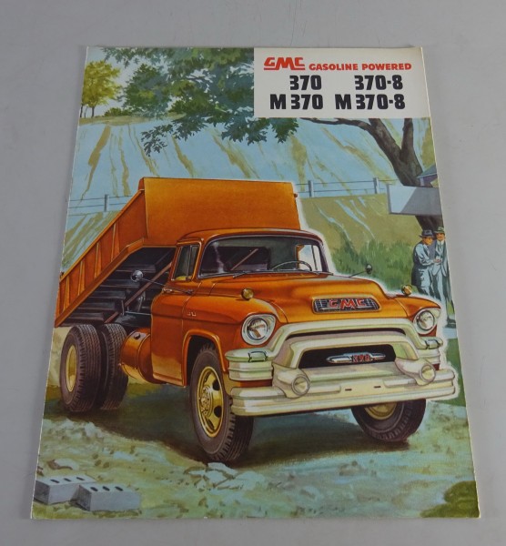 Prospekt / Brochure GMC Trucks 370 / M 370 / 370-8 / M 370-8 from 1955