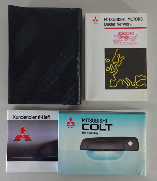 Bordmappe mit Betriebsanleitung / Handbuch Mitsubishi Colt Typ CA0 Stand 1995