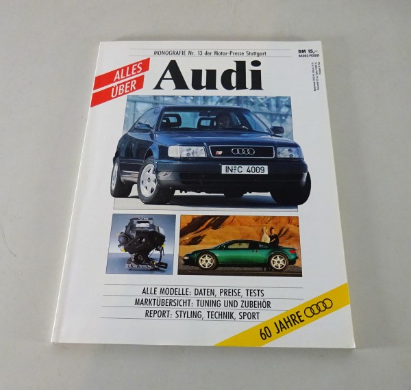 Bildband / Magazin Alles über Audi -Monografie Nr. 13 der Motor-Presse Stuttgart