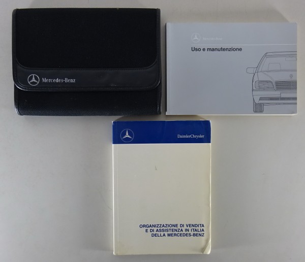 Cartella di bordo + Uso e manutenzione Mercedes Benz W140 600 SE / SELdal 1991