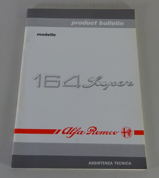 Product Bulletin / Einführungsschrift Alfa Romeo 164 Super Stand 07/1992