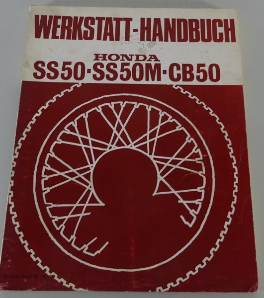 Werkstatthandbuch / Reparaturanleitung Honda SS 50 / SS 50 M / CB 50 Stand 1973