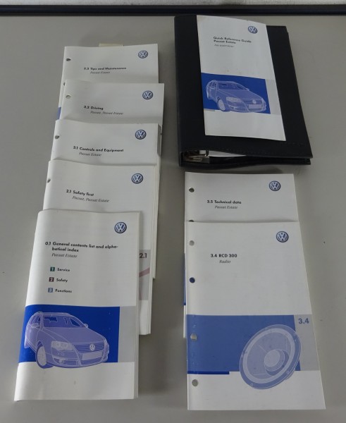 Owner's Manual / Handbook + Wallet VW Passat B6 Type 3C printed 05/2006