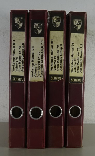 Workshop Manual / Repair Manual Porsche 911 E / S / T / SC from 1972 - 1978