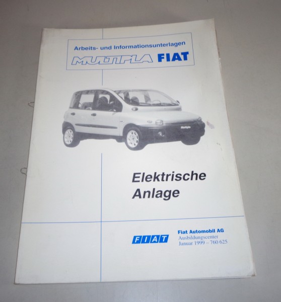 Schulungsunterlage Fiat Multipla Elektrische Anlage Stand 01/1999