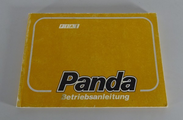 Betriebsanleitung / Handbuch Fiat Panda Typ 141 inkl. Panda 4x4 Stand 09/1989