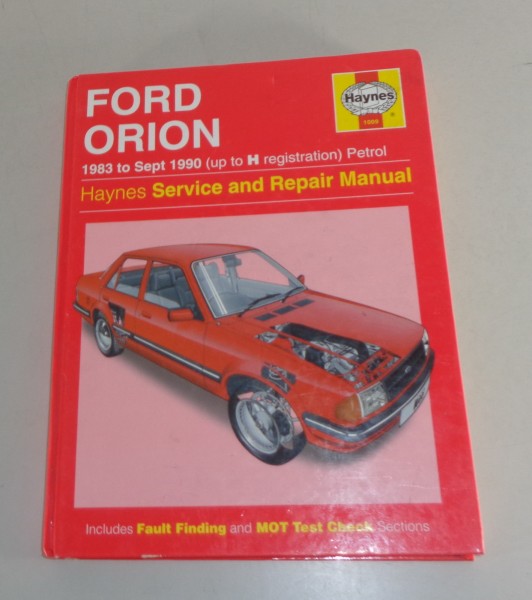 Haynes Reparaturanleitung / repair manual Ford Orion Baujahr 1983 - 1990