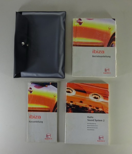 Bordmappe mit Betriebsanleitung / Handbuch original Seat Ibiza Stand 03/1999