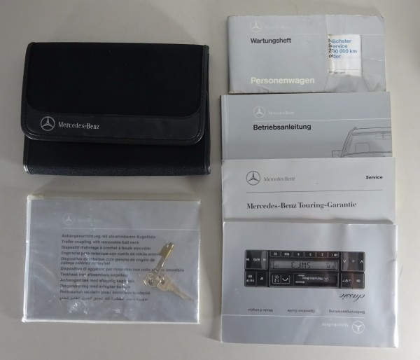 Bordmappe & Betriebsanleitung Mercedes W124 T-Modell 200 230 250 300 TE TD 1990