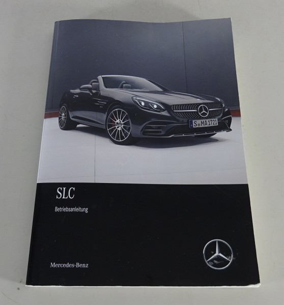 Betriebsanleitung / Handbuch Mercedes SLC 200 300... Roadster R172 Stand 01/2017