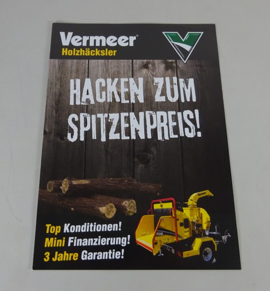 Prospekt / Broschüre Vermeer Holzhäcksler BC230XL / BC160XL