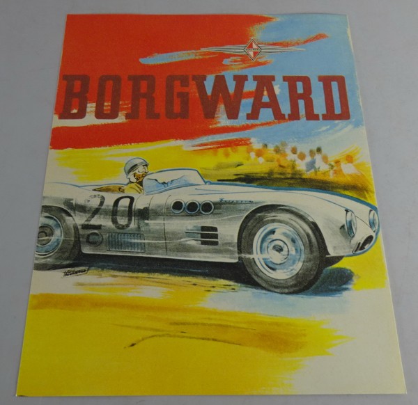 Prospekt / Werbeplakat Borgward 1500 RS 1951 - 1958