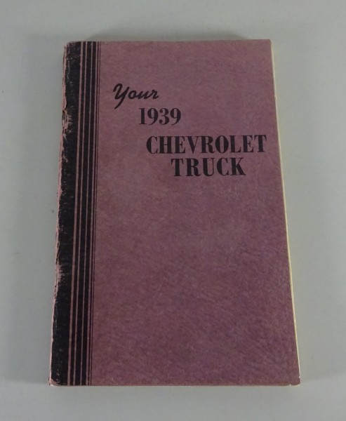 Owner's Manual / Handbook 1939 Chevrolet Truck / Pick-Up