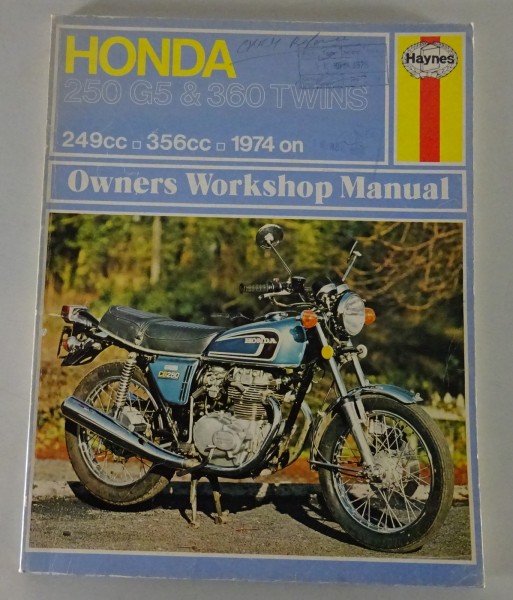 Workshop Manual / Reparaturanleitung Haynes Honda CB 250 G5 + 360 Twins ab 1974