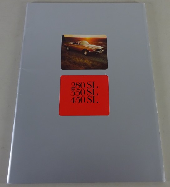 Prospekt / Broschüre Mercedes R107 280 / 350 / 450 SL Stand 7/76 - Reprint 2008