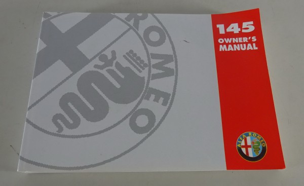 Owner´s Manual / Betriebsanleitung Alfa Romeo 145 Stand 10/1996