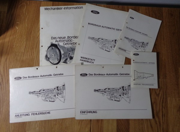 Werkstatthandbuch Ford Granada Automatikgetriebe Bordeaux Stand 06/1973