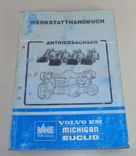 Werkstatthandbuch Volvo BM Radlader Antriebsachsen Stand 01/1990