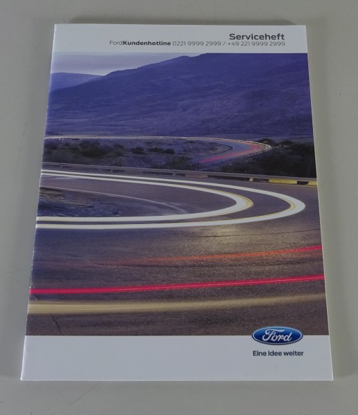 Scheckheft Ford Maverick, C-MAX, Transit, Puma, Escort, Kuga, Fiesta...von 2018